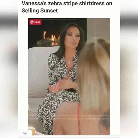 Zara zebra print maxi dress - Picture 2 of 15